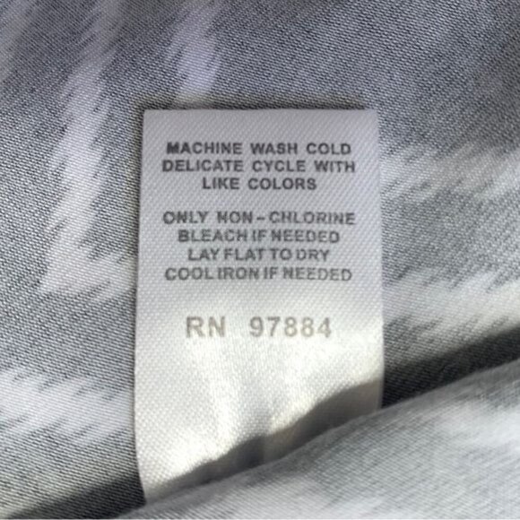 NWT TART Collections Cardigan Sz.M Open Front Black White Chevron Lightweight - Picture 10 of 14